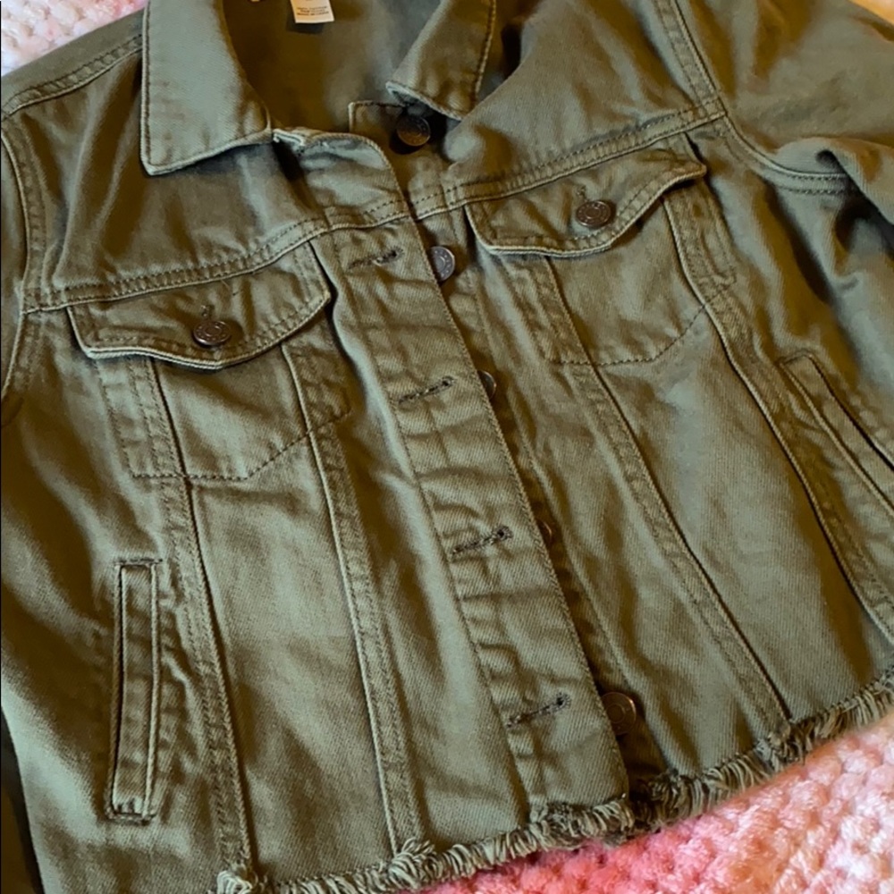 Green Jeans Jacket - Picture 4 of 4